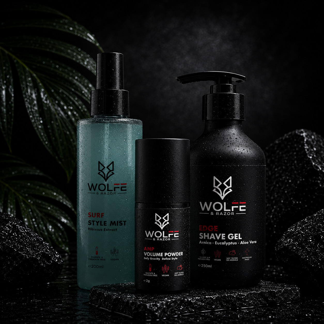 modern grooming kit
